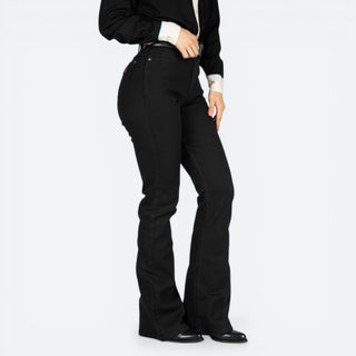 Jeans Wrangler Flare Negro Dama