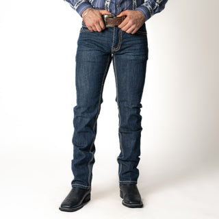 Jeans Rock & Roll Denim Rifle Skinny Dark Vintage Caballero