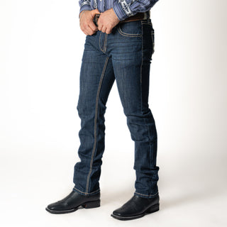 Jeans Rock & Roll Denim Rifle Skinny Dark Vintage Caballero