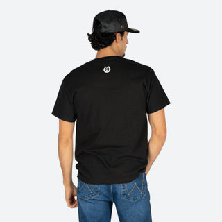 Playera Stetson Toro Black Caballero