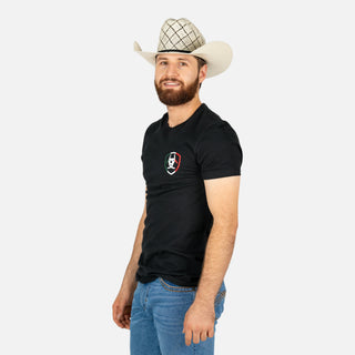 Playera Ariat Buckin Baqueno Black Caballero