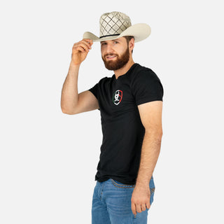 Playera Ariat Buckin Baqueno Black Caballero