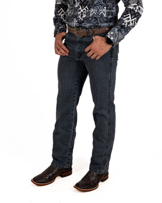 Jeans Wrangler Gris Silver Edition Caballero