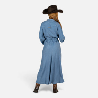 Vestido Kimes Ranch Channy Indigo Dama