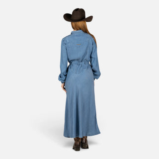 Vestido Kimes Ranch Channy Indigo Dama