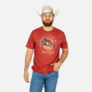 Playera Wrangler Jinete Red Caballero