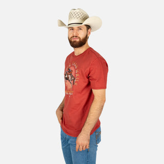 Playera Wrangler Jinete Red Caballero