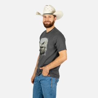 Playera Wrangler Charcoal Caballero