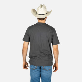 Playera Wrangler Charcoal Caballero