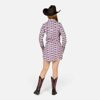 Vestido Wrangler Aztec Blanco Dama