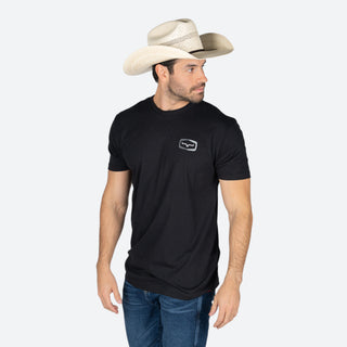 Playera Kimes Ranch Framework Black Caballero
