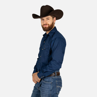 Camisa Rodeo Azul Marino Caballero