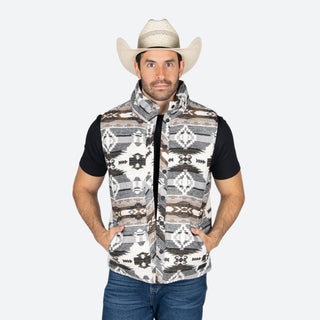 Chaleco Rock &Roll Denim Aztec Doble vista Caballero