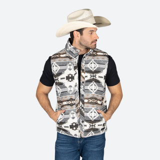 Chaleco Rock &Roll Denim Aztec Doble vista Caballero