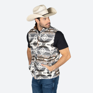 Chaleco Rock &Roll Denim Aztec Doble vista Caballero
