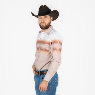 Camisa Rodeo Jinete Cactus Caballero