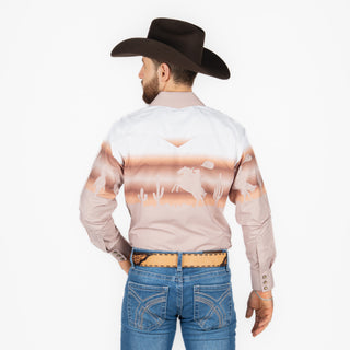Camisa Rodeo Jinete Cactus Caballero