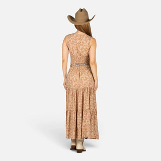 Vestido Panhandle Flor Tan Dama