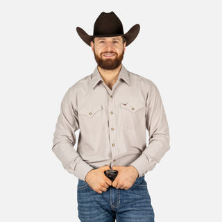 Camisa Rodeo Beige Caballero
