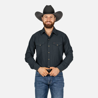 Camisa Rodeo Venttek Charcoal Caballero