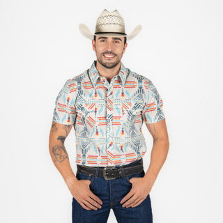 Camisa Rock & Roll Aztec Natural Caballero
