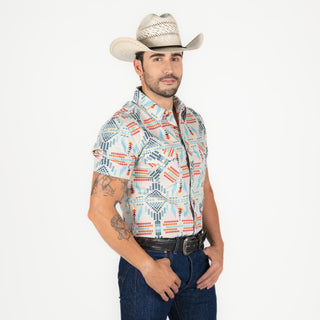 Camisa Rock & Roll Aztec Natural Caballero