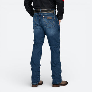Jeans Wrangler Retro Slim Boot Marino Caballero