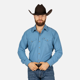 Camisa Rodeo Venttek Cielo Caballero