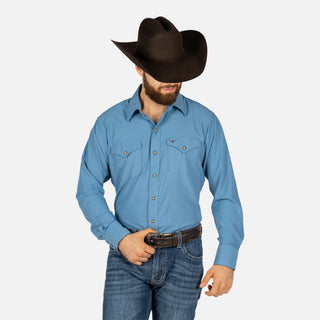 Camisa Rodeo Venttek Cielo Caballero
