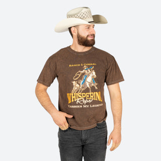 Playera Ranch & Corral Whispering Rope Caballero