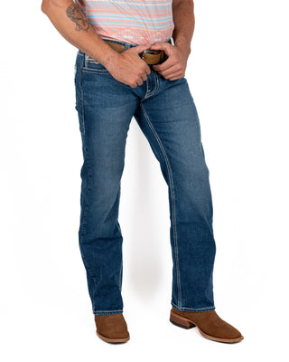 Jeans Rock & Roll Denim Pistol Straight Dark Caballero