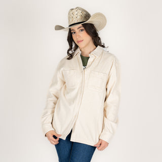 Sobrecamisa Kimes Ranch Luna Cord Tan Dama