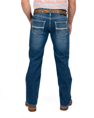 Jeans Rock & Roll Denim Pistol Straight Dark Caballero