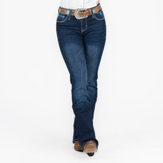 Jeans Cactus Brand Bordado Dama
