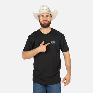 Playera Kimes Ranch Southwestern Black Caballero