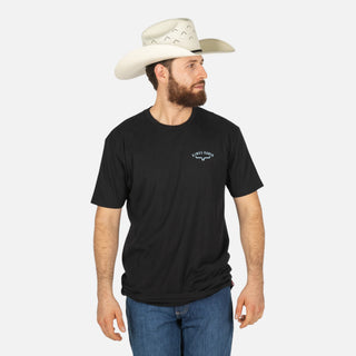 Playera Kimes Ranch Southwestern Black Caballero