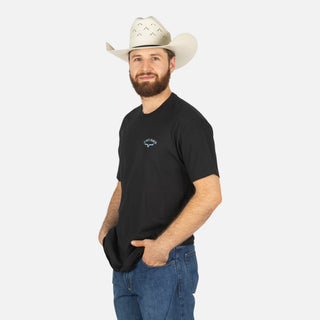 Playera Kimes Ranch Southwestern Black Caballero