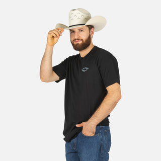 Playera Kimes Ranch Southwestern Black Caballero