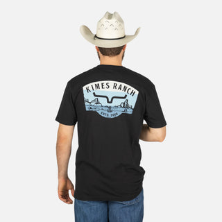 Playera Kimes Ranch Southwestern Black Caballero