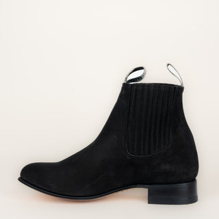 Botín El Canelo Edición Plata Buck Negro Caballero