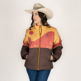 Chamarra Kimes Ranch Valencia Puffy Gold Dama