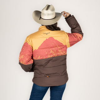 Chamarra Kimes Ranch Valencia Puffy Gold Dama