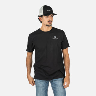 Playera Kimes Ranch Lucky B Vintage Hauler Black Caballero