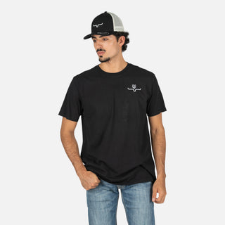 Playera Kimes Ranch Lucky B Vintage Hauler Black Caballero