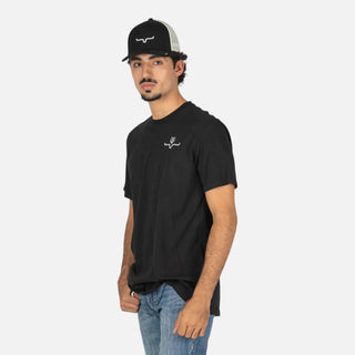Playera Kimes Ranch Lucky B Vintage Hauler Black Caballero