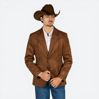 Saco Vaquero Barabas Gamuza Brown Caballero