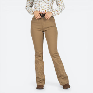 Jeans Wrangler Flare Kaki Dama