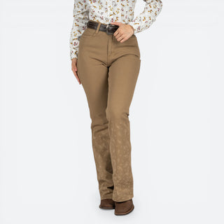 Jeans Wrangler Flare Kaki Dama