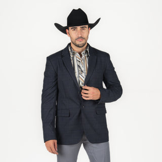 Saco Vaquero Rock & Roll Denim Black Caballero