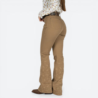 Jeans Wrangler Flare Kaki Dama